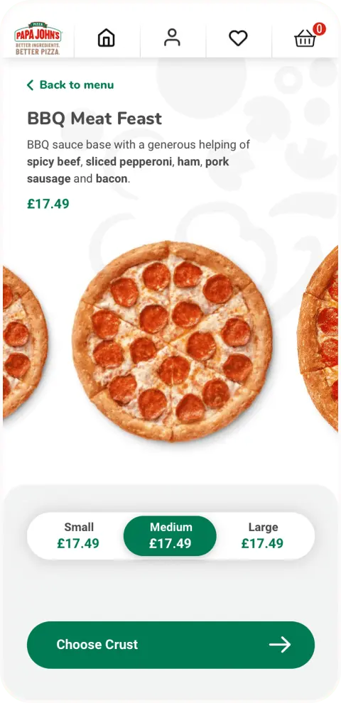 Papa Johns mobile picture